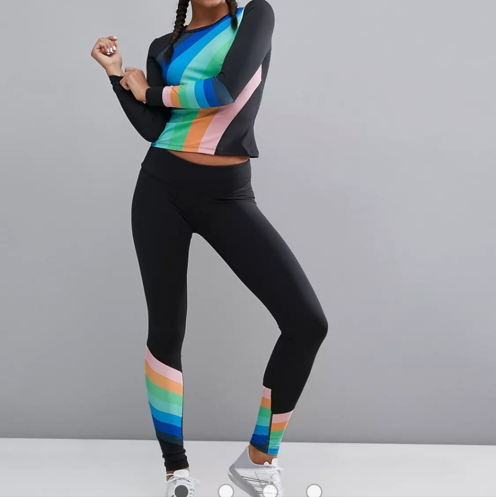 Free People Movement Rainbow Runner Legging size XS